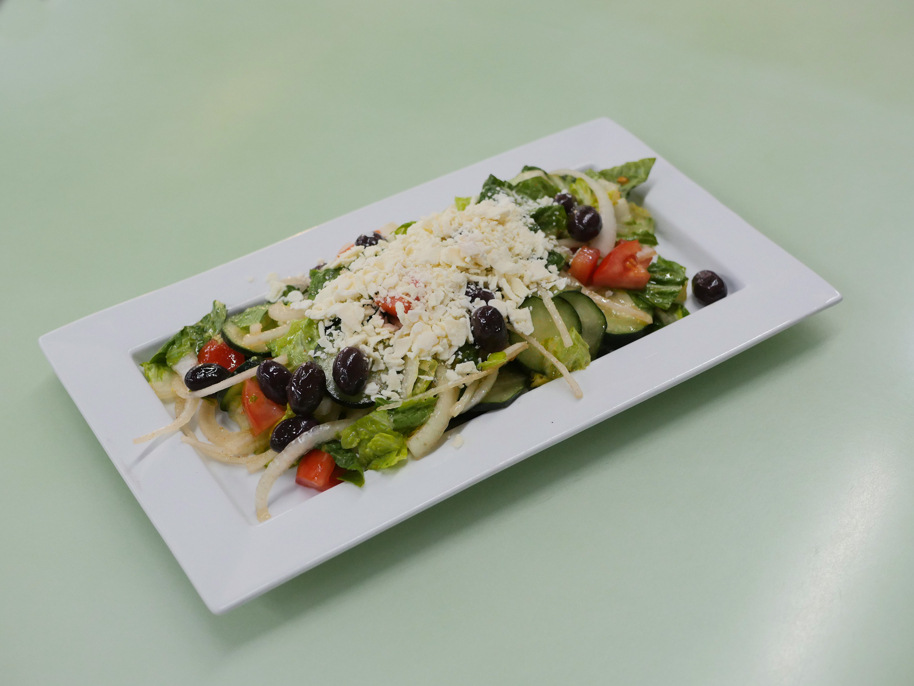 Order Greek Salad food online from Dimas Fusion store, Phoenix on bringmethat.com
