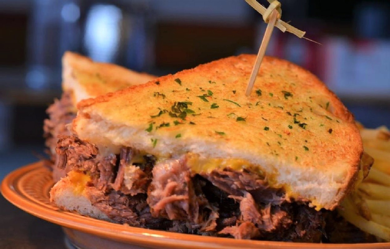 Order SHORT RIB GRILLED CHEESE food online from Founding Fathers Kitchen store, Chandler on bringmethat.com