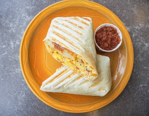 Order Breakfast Burrito food online from Snow City Cafe store, Anchorage on bringmethat.com