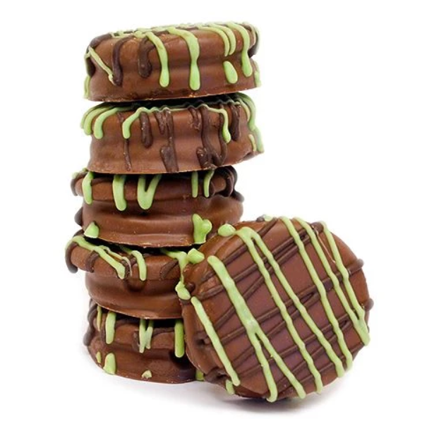 Order Gourmet Milk Chocolate Mint Covered Oreo Cookies food online from All City Candy store, Cleveland on bringmethat.com