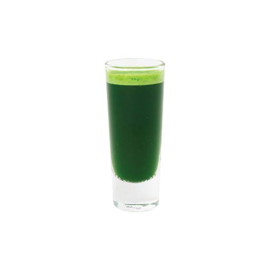 Order Wheatgrass Shot food online from Nevera Juice Bar store, Downey on bringmethat.com