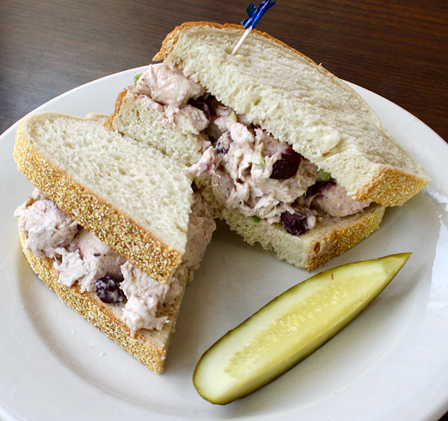 Order Cranberry-Walnut Chicken Salad Sandwich food online from Garden Cafe store, Youngstown on bringmethat.com