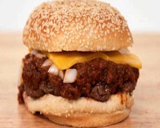 Order Chili Cheeseburger food online from Burger Pop store, Mesquite on bringmethat.com
