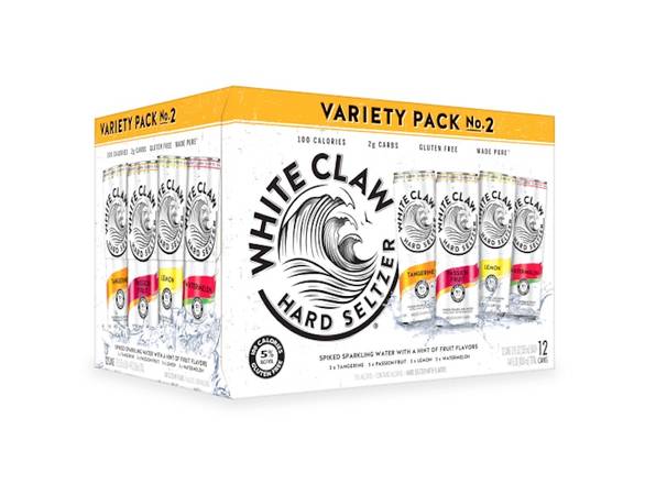 Order White Claw Hard Seltzer Variety Pack No. 2 - 12x 12oz Cans food online from Cardinal Wine & Spirits store, Gurnee on bringmethat.com