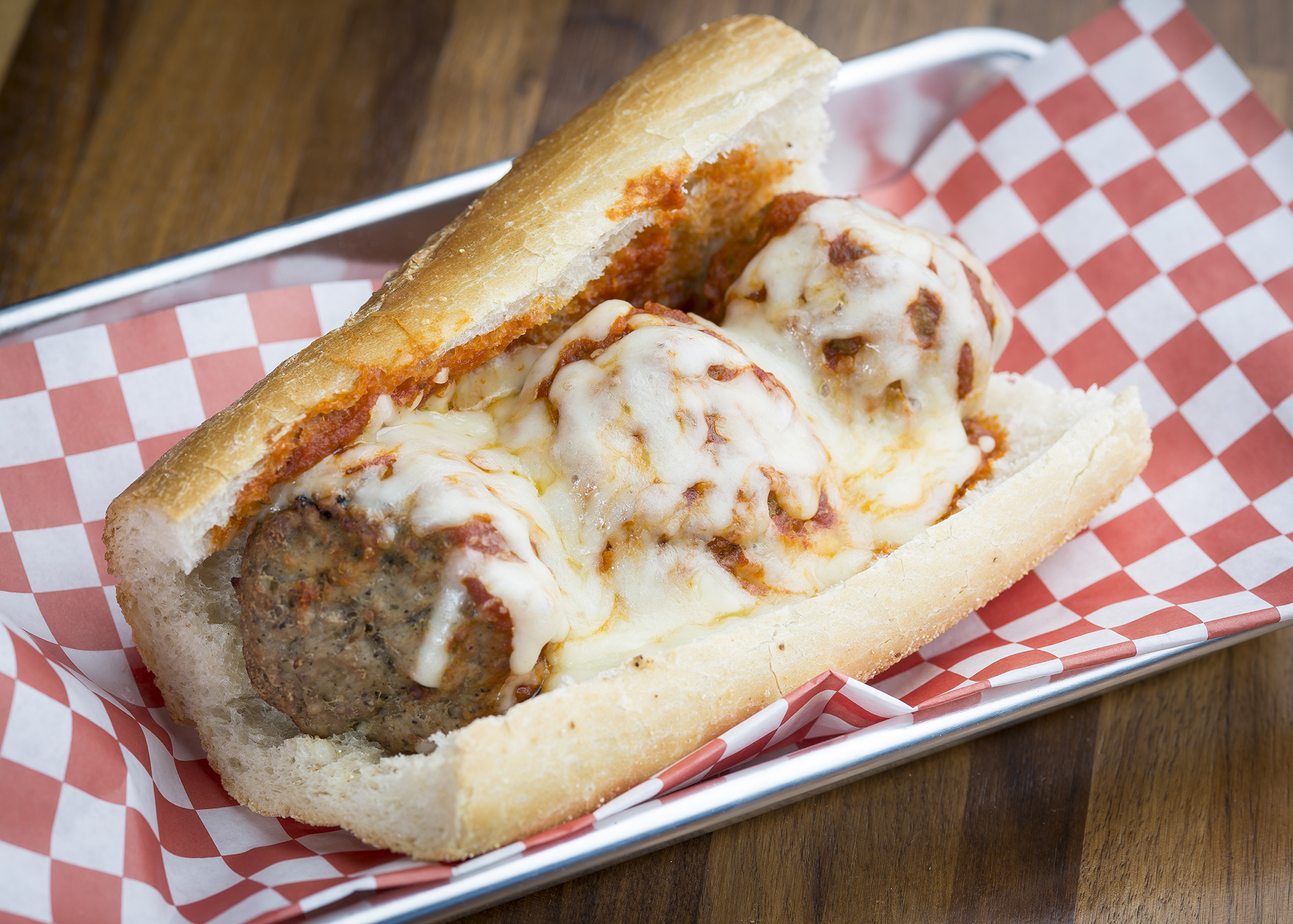Order Italian Meatball Sandwich food online from Nonna's Pizza store, Crestwood on bringmethat.com