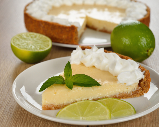 Order Key Lime Pie food online from Cheesecake And Dessert Bar store, San Francisco on bringmethat.com