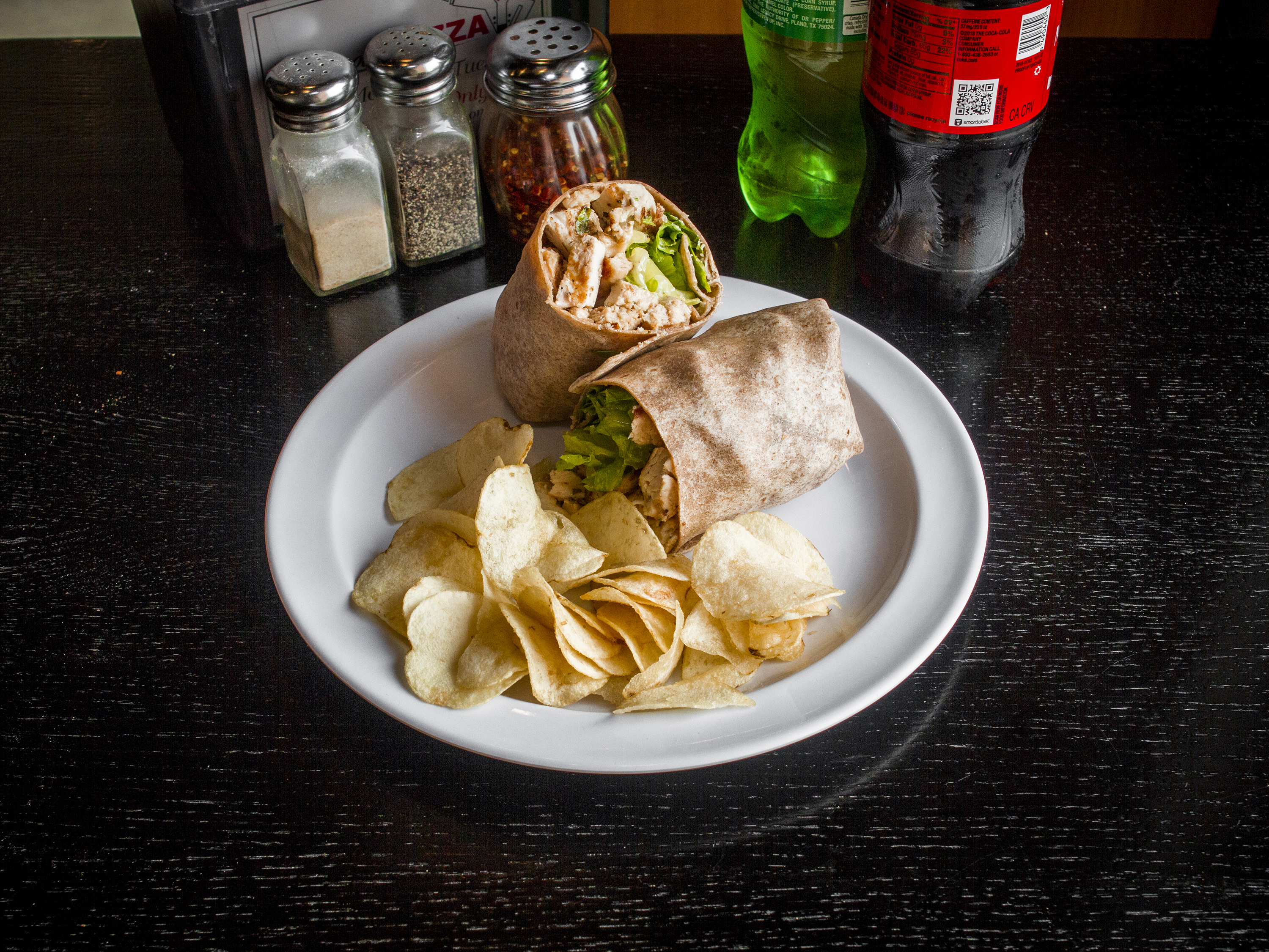 Order Grilled Chicken Caesar Wrap food online from Linwood Pizza store, Fort Lee on bringmethat.com