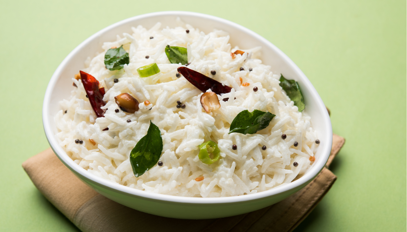 Order Half Tray Yogurt Rice food online from Andhra Mess store, Sunnyvale on bringmethat.com