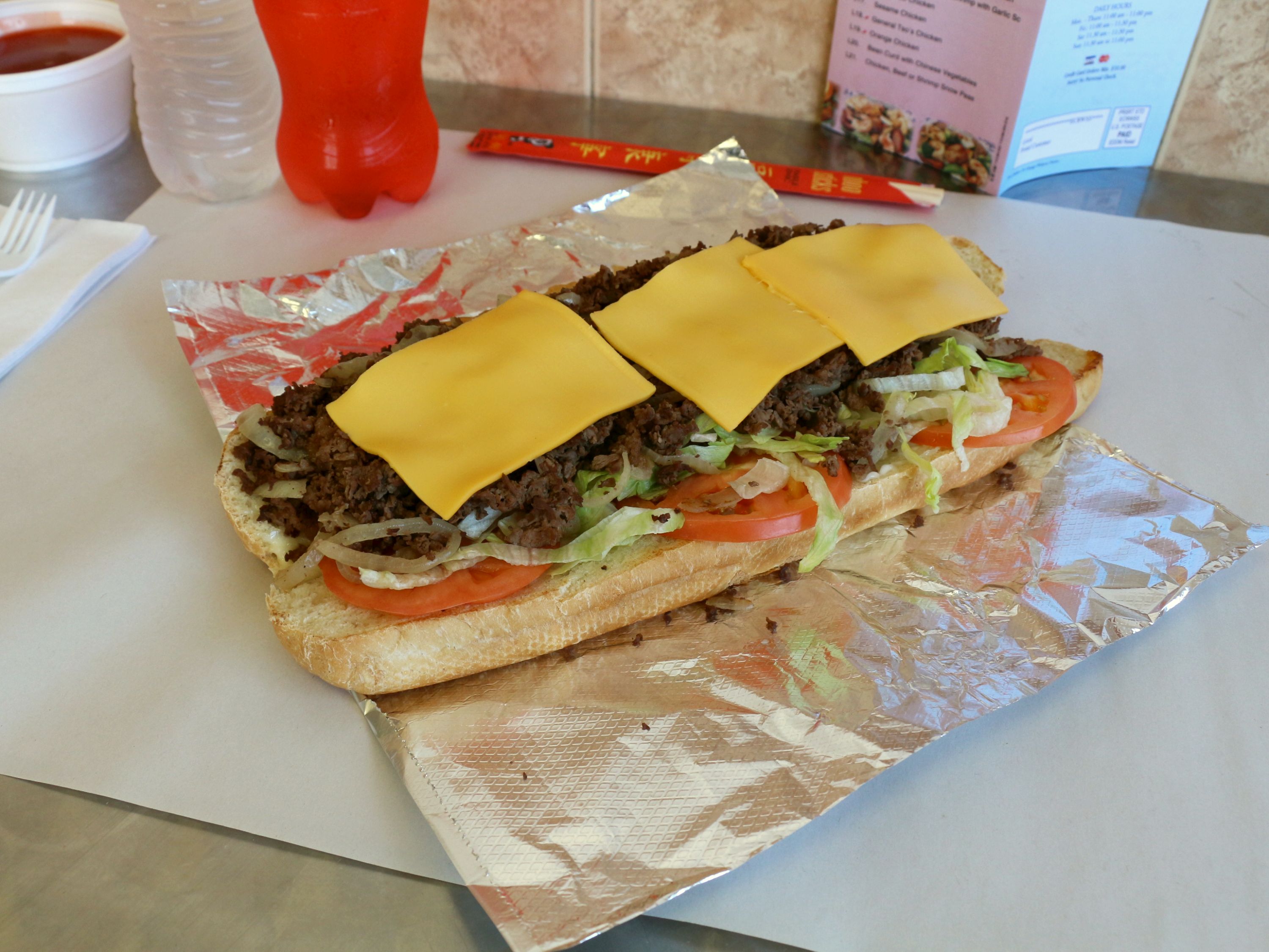 Order 6" Steak and Cheese Sub Special food online from Jerry And Son store, Lexington Park on bringmethat.com