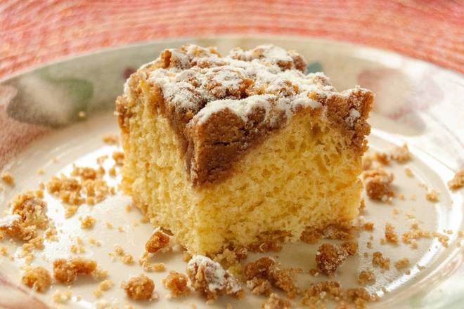 Order Crumb Cake food online from Mufasa's Pancakes & French Toast store, Armonk on bringmethat.com