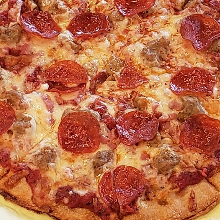 Order meat lover pizza food online from Make Pizza+Salad store, San Diego on bringmethat.com