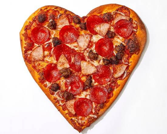 Order The Hearty Meat Pizza food online from Ily Pizza store, Virginia Beach on bringmethat.com