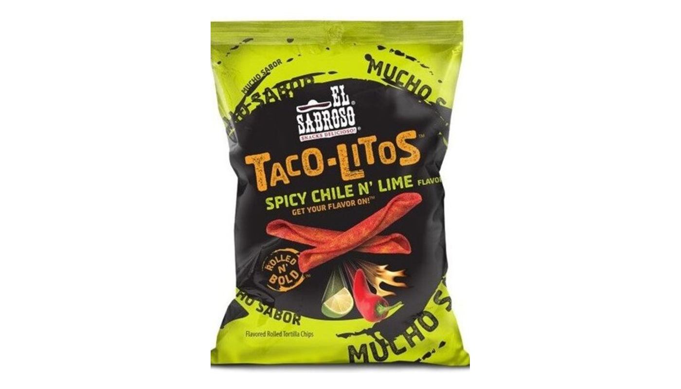 Order El Sabroso Spicy Chile & Lime Chips 3oz Bag food online from Robert Market store, Los Angeles on bringmethat.com