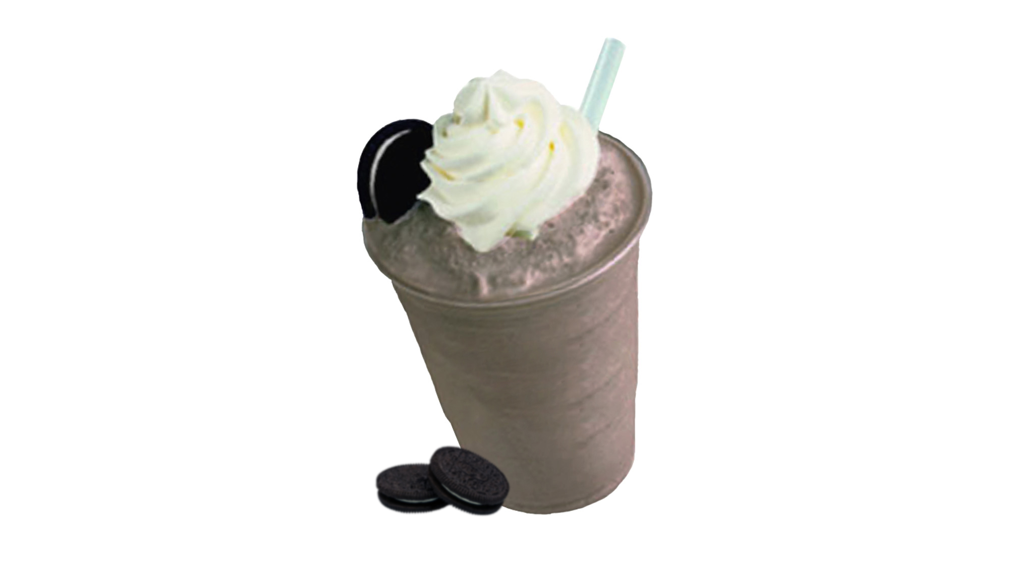 Order Cookies and Cream Iced-Blended Coffee food online from Rainbow Donuts store, Norwalk on bringmethat.com