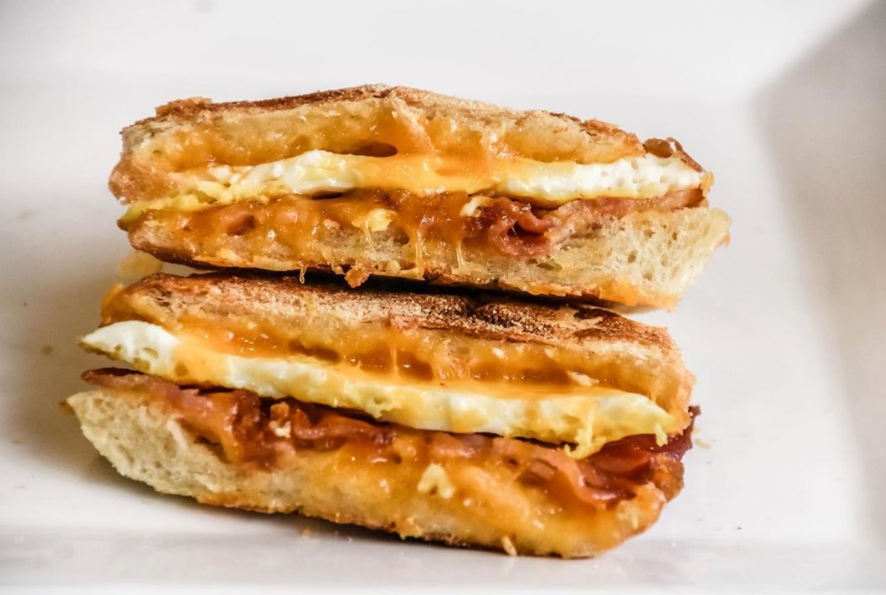 Order Bacon Egg & Cheese Sandwich food online from Trifecto Bar store, Clarksville on bringmethat.com