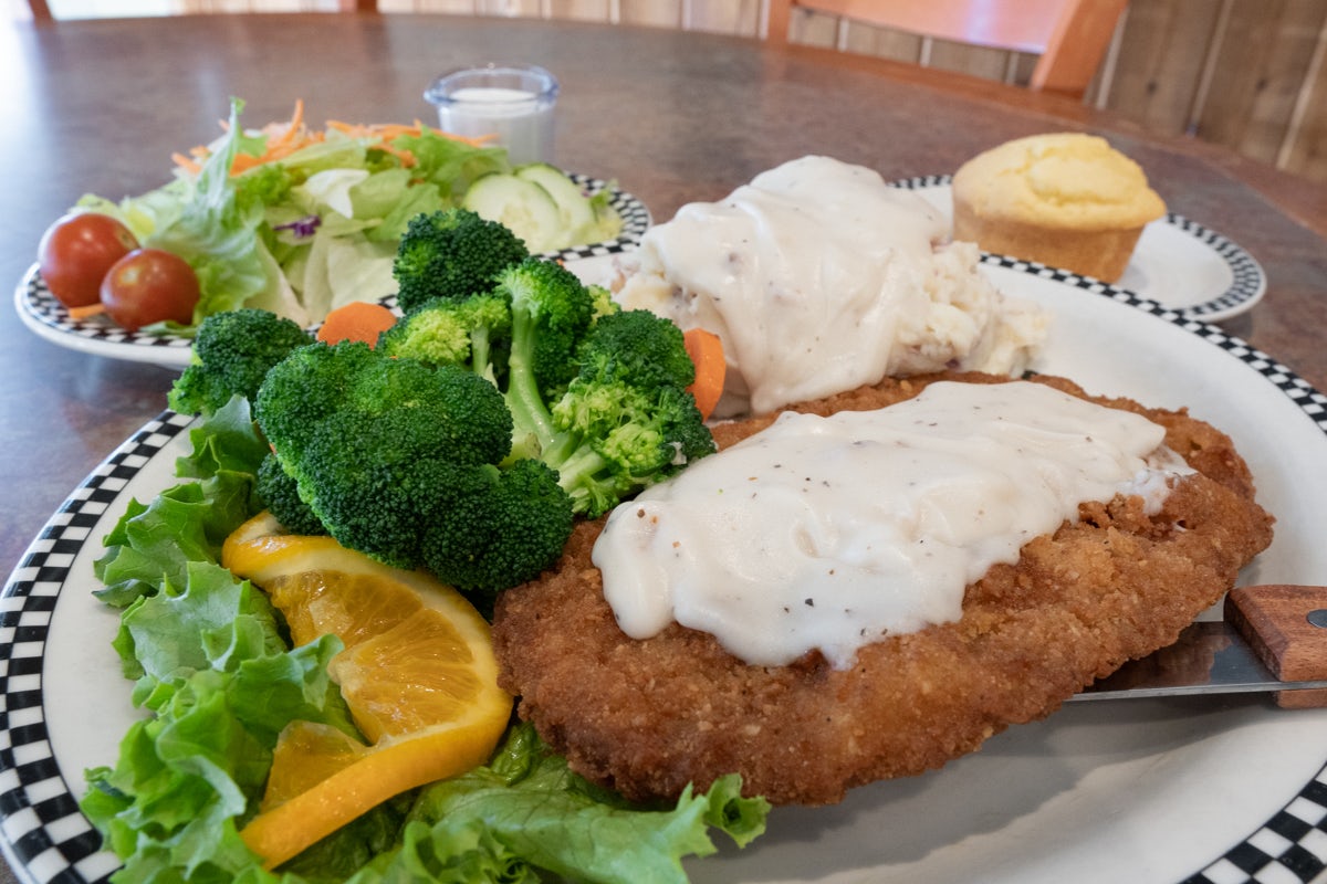 Order BIGFOOT Chicken Fried Steak food online from Black Bear Diner store, Colorado Springs on bringmethat.com