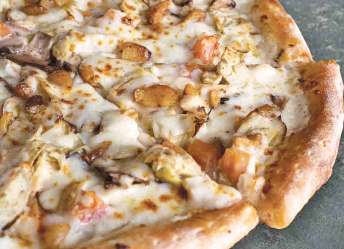 Order Garlic Chicken Pizza food online from Papa Johns Pizza store, Vancouver on bringmethat.com