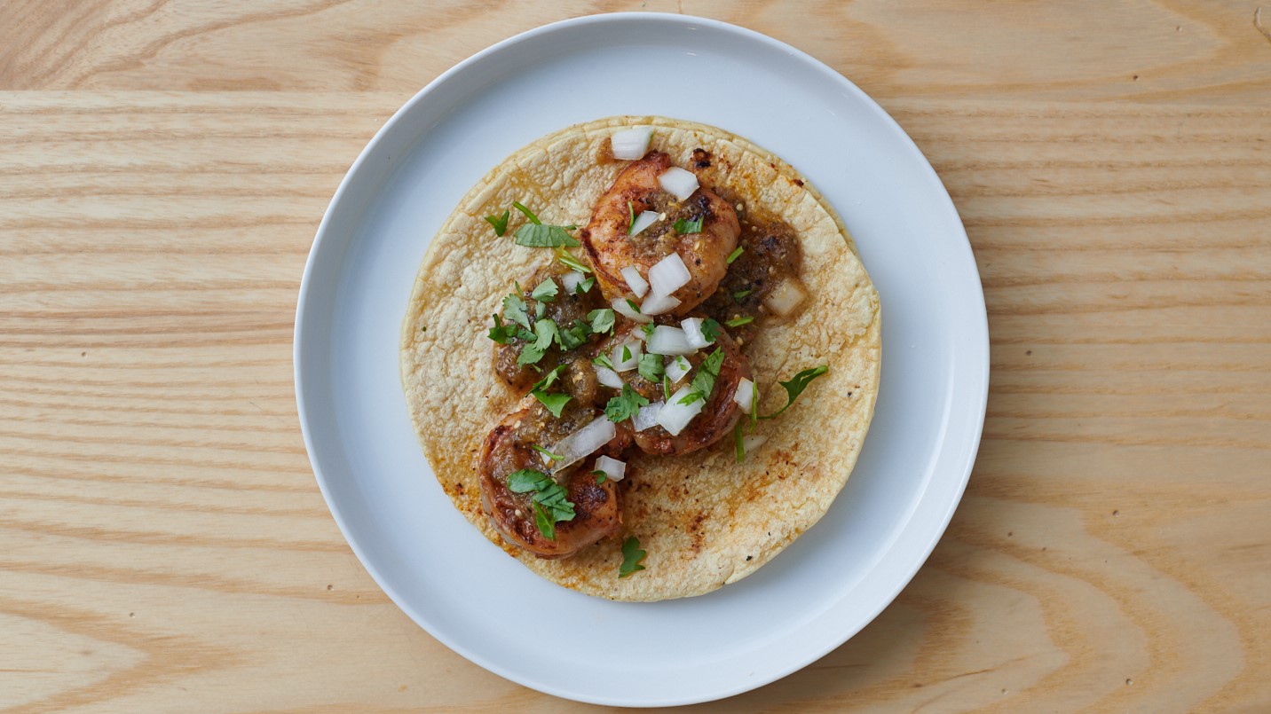 Order ONE TACO- CABO SHRIMP food online from Burrito Beach store, Chicago on bringmethat.com
