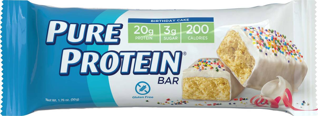 Order Pure Protein Birthday Cake (1.76 oz) food online from Rite Aid store, Mansfield on bringmethat.com