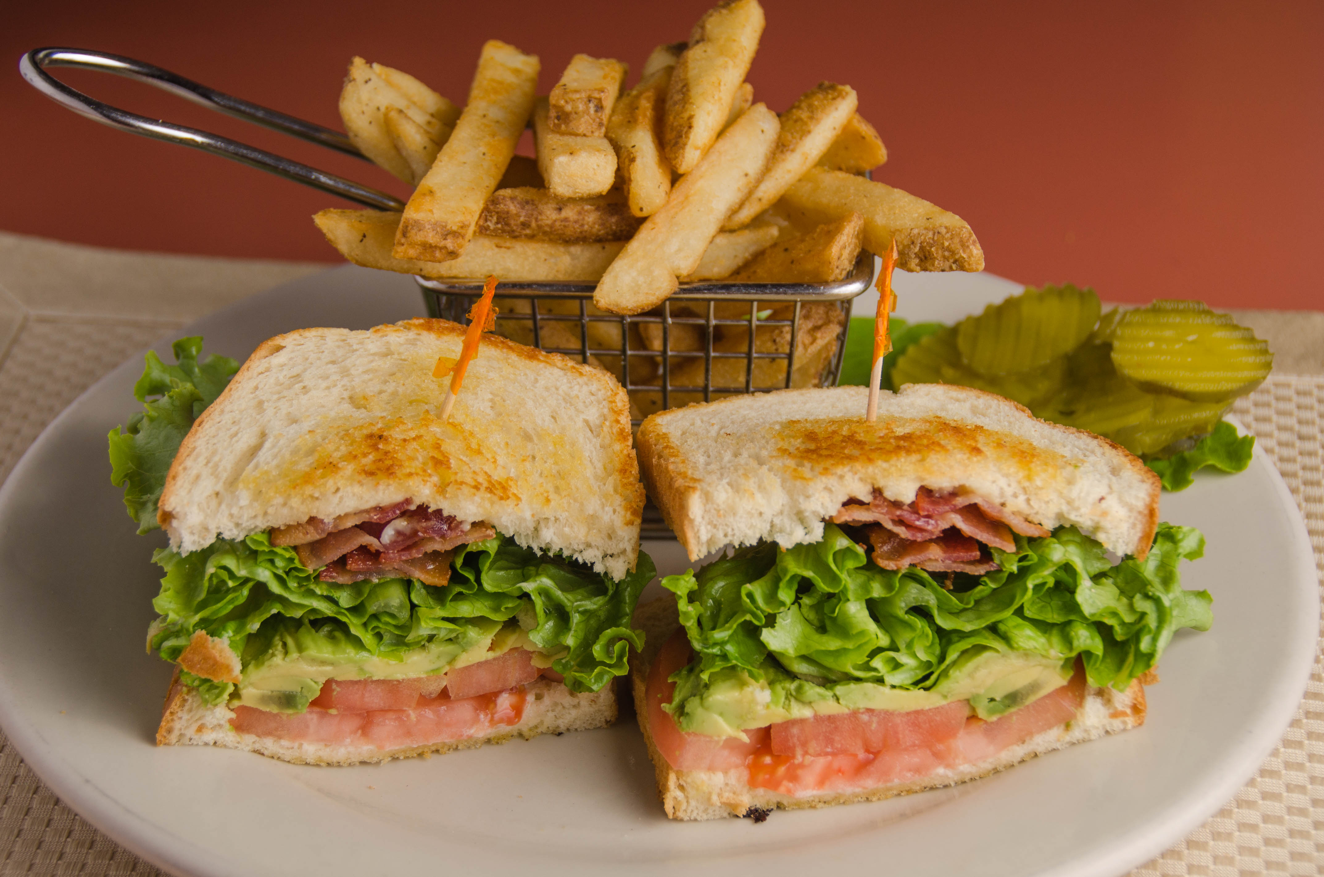 Order Avocado BLT Sandwich food online from Lulu's Restaurant store, Van Nuys on bringmethat.com