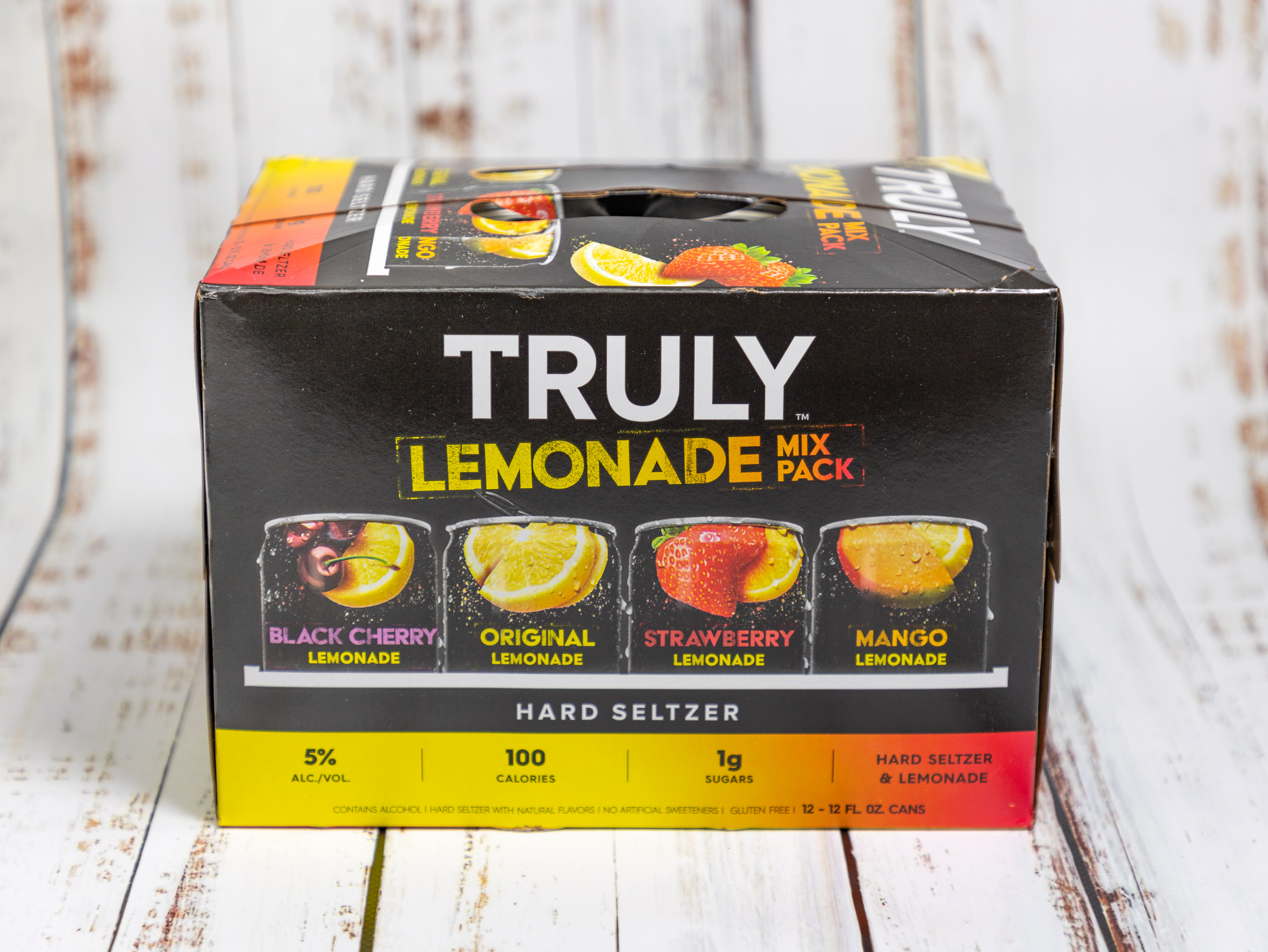 Order Truly Lemonade Hard Seltzer Mix Pack 12 Pack 12 oz. Can food online from Alessandro Liquor store, Riverside on bringmethat.com