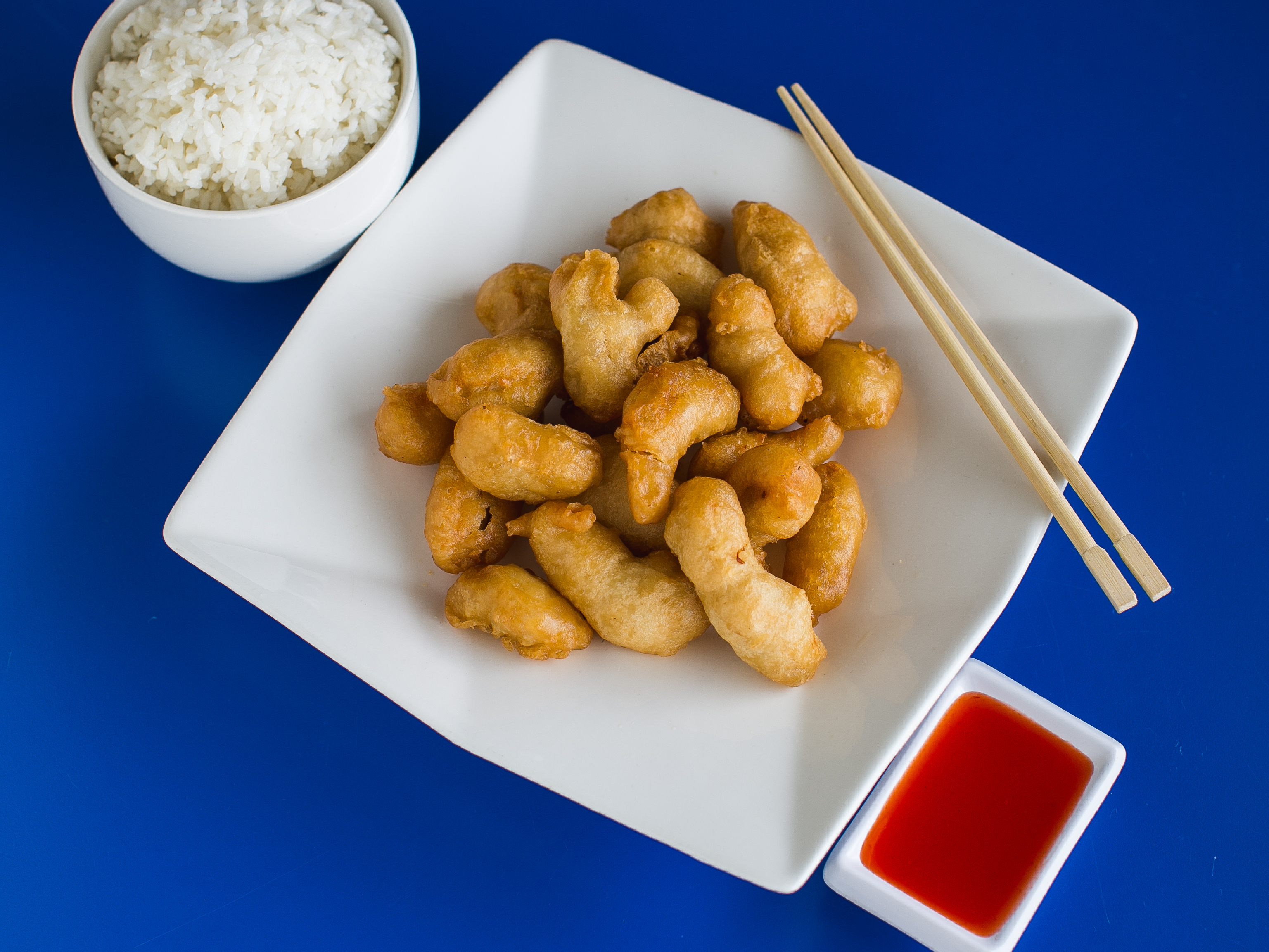 Order 54. Sweet and Sour Chicken food online from Lim Fongs Delight III store, Westampton on bringmethat.com