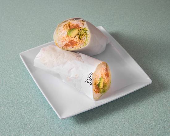 Order Salmon Sushi Burrito food online from Happy Teriyaki store, Dupont on bringmethat.com