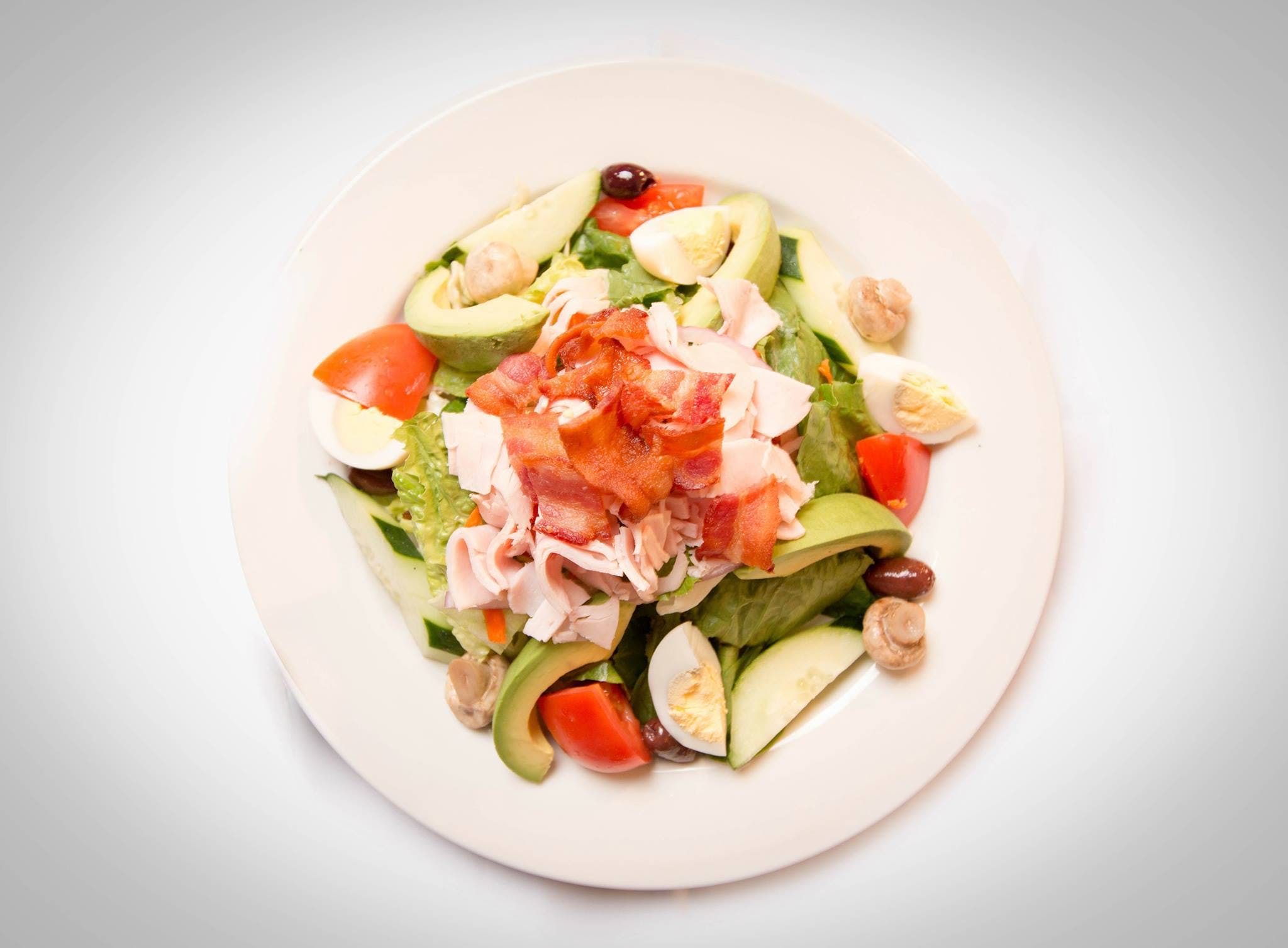 Order Cobb Salad - Salad food online from Ducatis Pizzeria & Trattoria store, Myrtle Beach on bringmethat.com