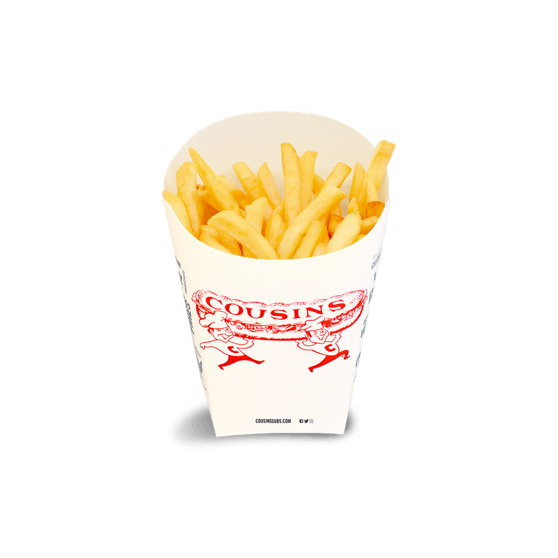 Order Large Fries food online from Cousins Subs store, Crown Point on bringmethat.com