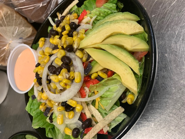 Order Southwest Salad w/Chipotle Ranch Dressing food online from Across The Street Pub store, Albany on bringmethat.com