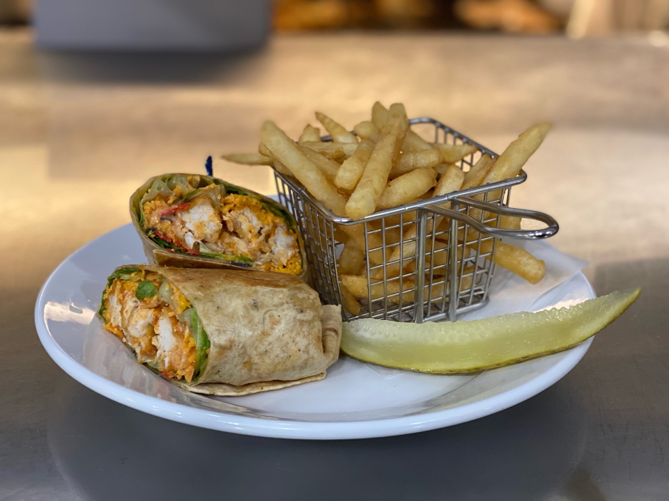 Order SPICY BUFFALO CHICKEN WRAP food online from The Point Pancake House store, Gurnee on bringmethat.com