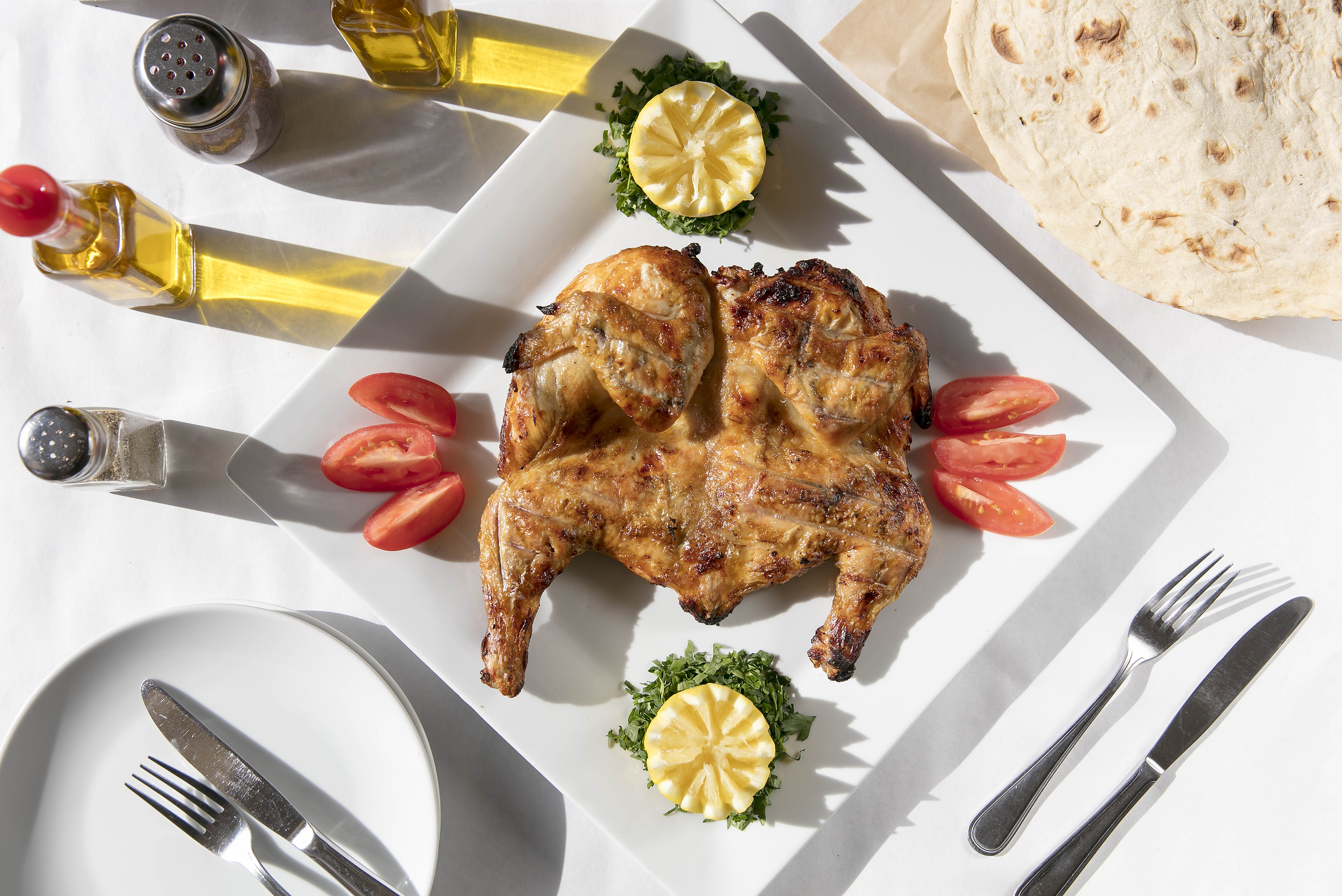 Order Tandoori Chicken food online from "AKKAD Mediterranean & Iraqi Grill " store, Glendale on bringmethat.com