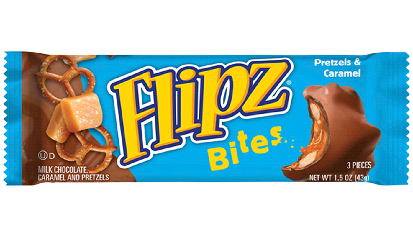 Order Flipz Milk Chocolate and Caramel Clusters Bar 1.5oz food online from Chevron Extramile store, Orange on bringmethat.com