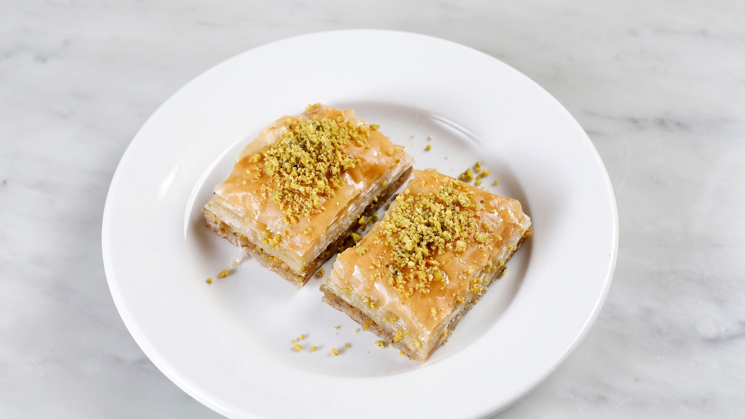 Order Baklava Pistachio food online from Istanbul Grill store, San Francisco on bringmethat.com