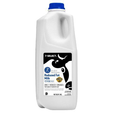 Order 7 Select 2% Milk Half Gallon food online from 7-Eleven store, San Juan Capistrano on bringmethat.com