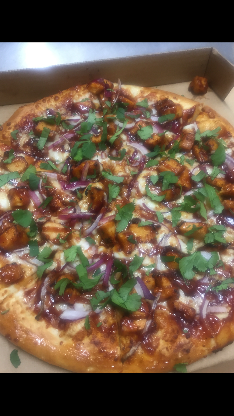 Order BBQ Chicken Specialty food online from 2 for 1 Pizza on Broadway store, Los Angeles on bringmethat.com
