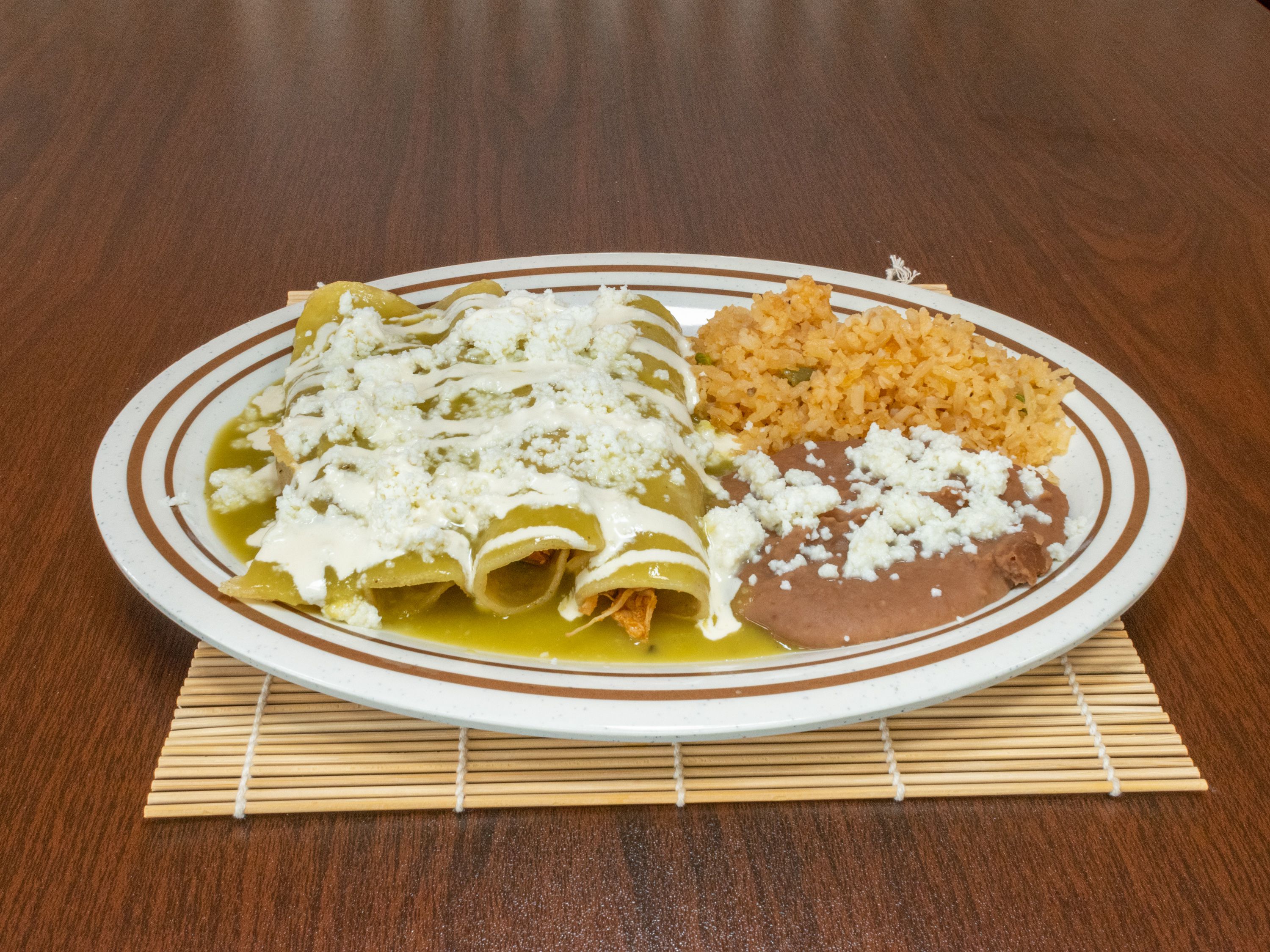 Order Enchiladas food online from Tamales Dona Tere-Wayside store, Houston on bringmethat.com