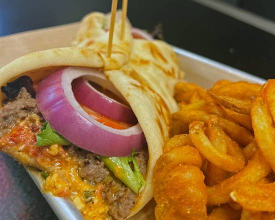 Order Steakwhich Naan food online from Bobcat Bonnie's store, Detroit on bringmethat.com