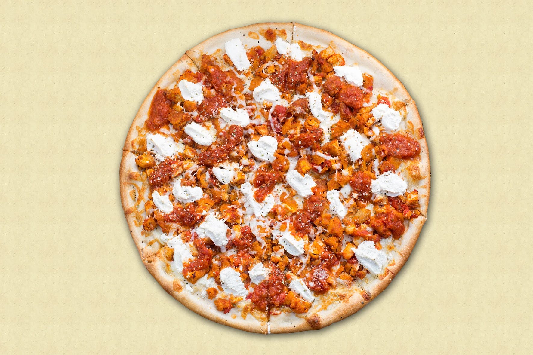 Order Chicken Parmesan Pizza - Medium 12" (6 Slices) food online from Pizza Bella store, Albany on bringmethat.com