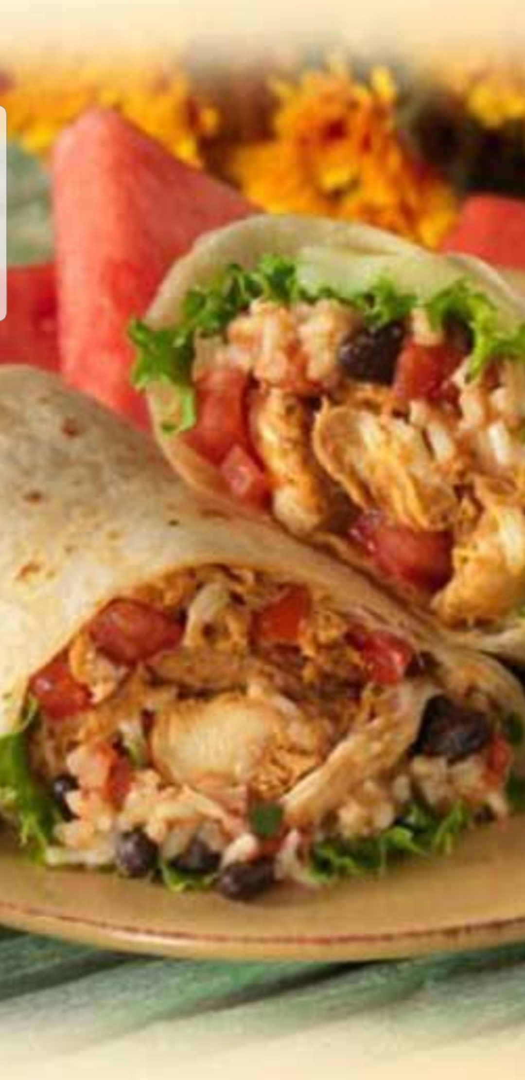 Order Homemade Grilled Chicken burrito Wrap food online from Bedford gourmet food store, Brooklyn on bringmethat.com