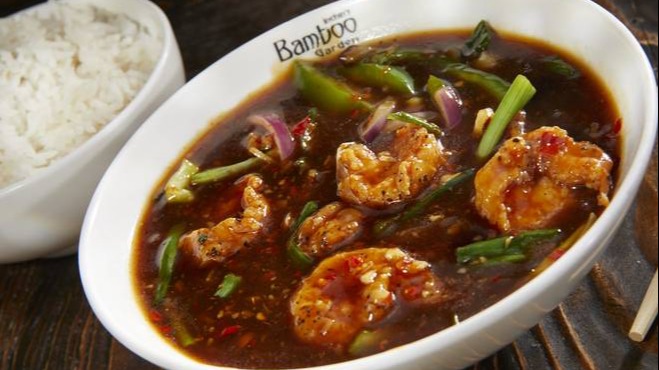 Order Chili Shrimp food online from Inchin Bamboo Garden store, Irvine on bringmethat.com