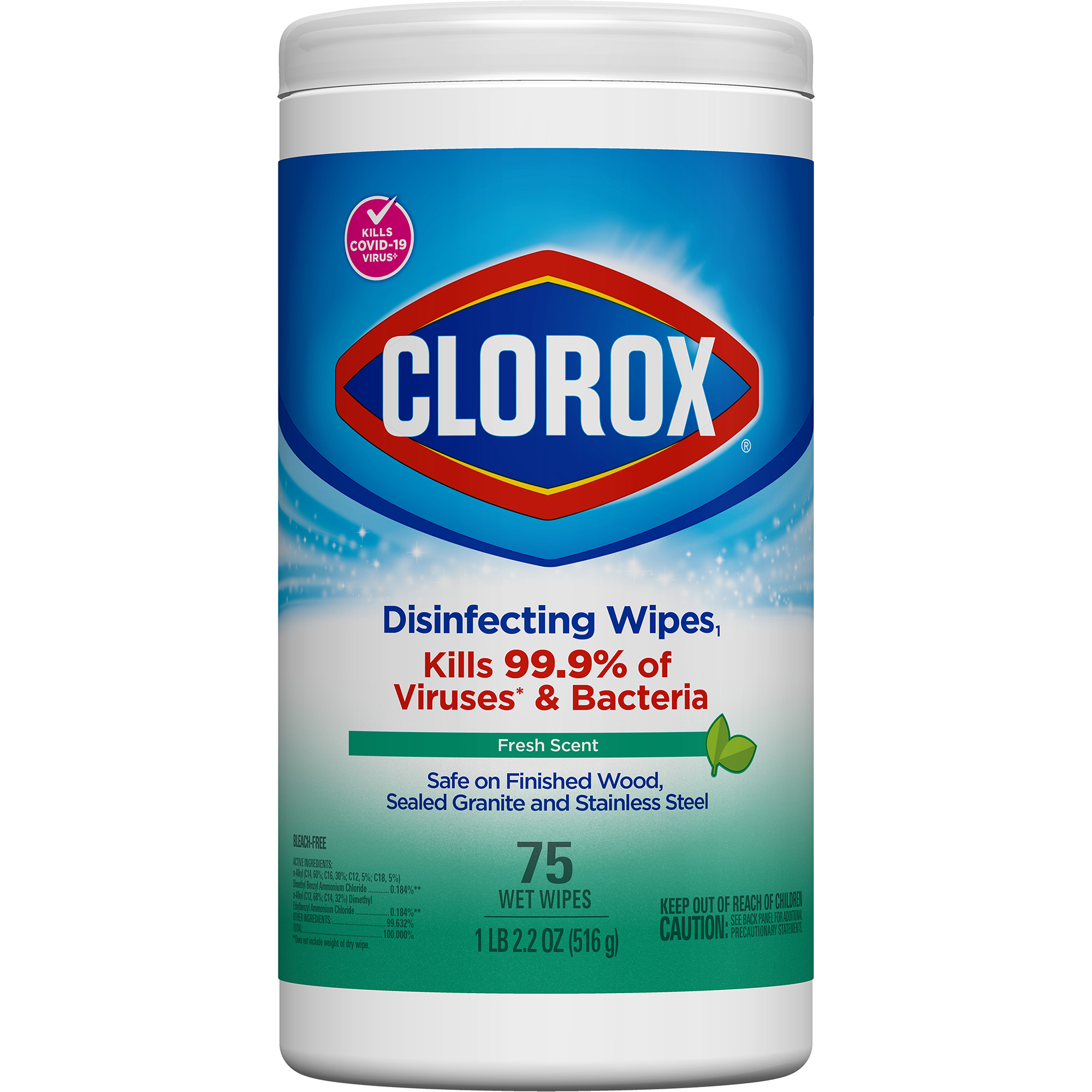 Order Clorox Disinfecting Wipes - Fresh Scent, 75 ct food online from Rite Aid store, REEDLEY on bringmethat.com