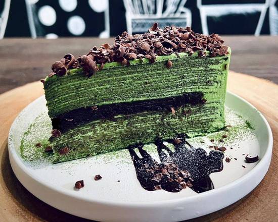Order Choco-Matcha Mile Crepe food online from Oh Dessert Cafe store, SF on bringmethat.com