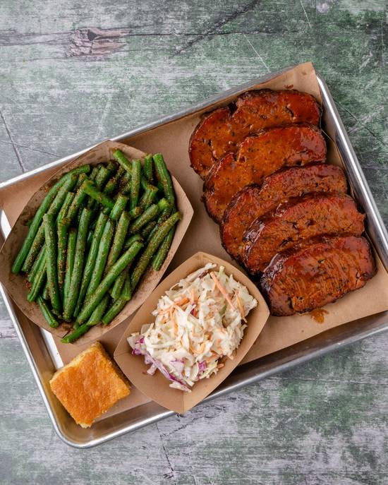 Order Smoked Meatloaf Platter food online from Local Smoke BBQ store, Sea Girt on bringmethat.com