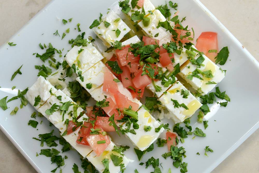 Order Feta and Tomatoes food online from Marsa Lounge store, Los Angeles on bringmethat.com
