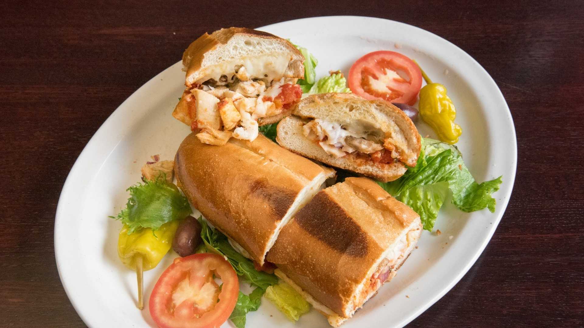 Order Chicken Parmesan Sub food online from Soprano's Pizza & Pasta store, Seattle on bringmethat.com