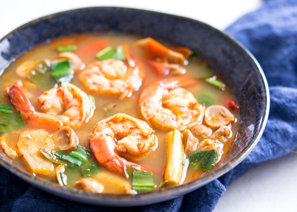 Order S4 Tom Yum Soup food online from Flavor Lao Bowl store, Seattle on bringmethat.com