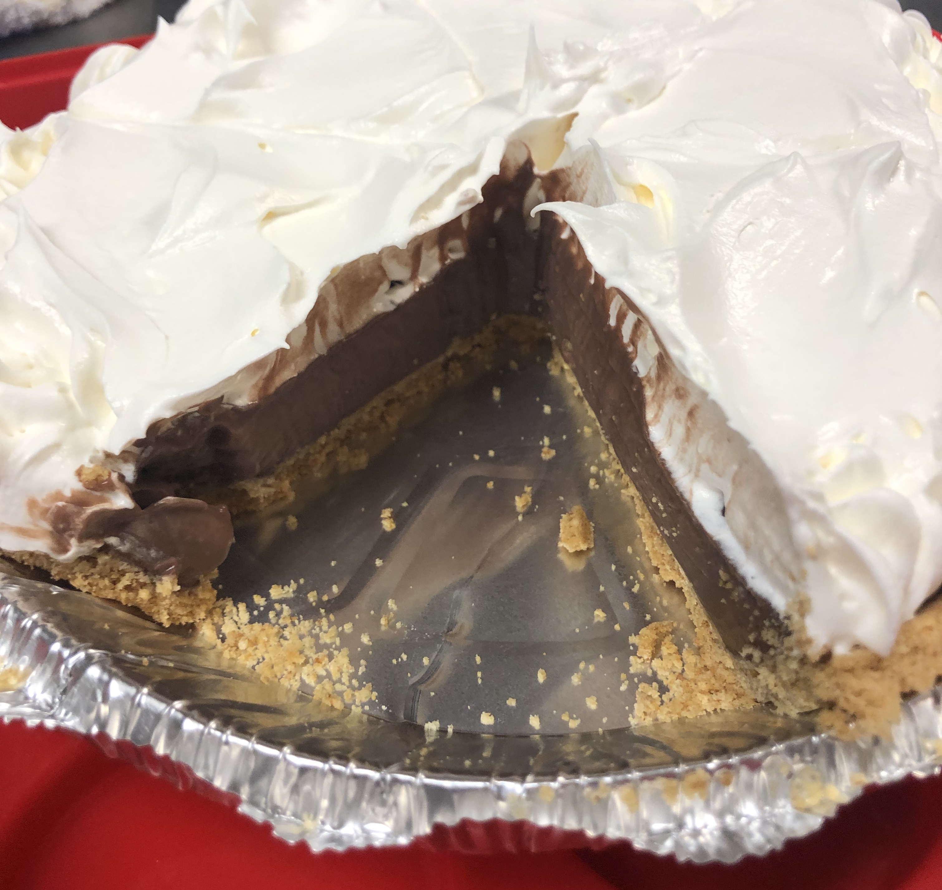 Order Chocolate Cream Pie food online from Klemm Candlelight Cafe store, Fort Wayne on bringmethat.com