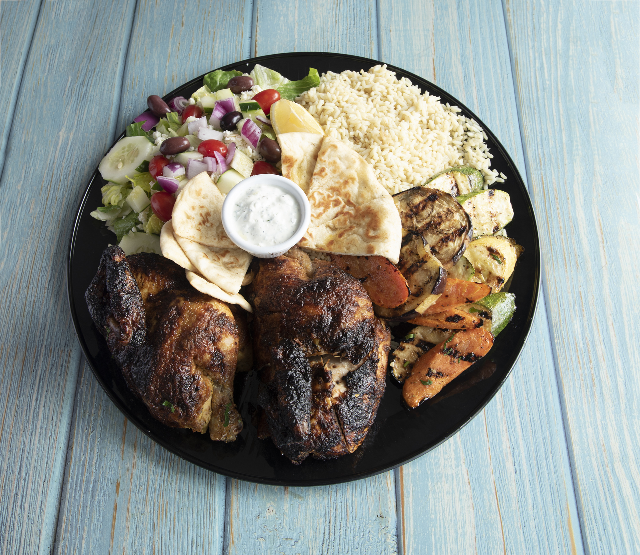 Order Whole Rotisserie Chicken Special food online from Yummy Gyro store, Willston Park on bringmethat.com