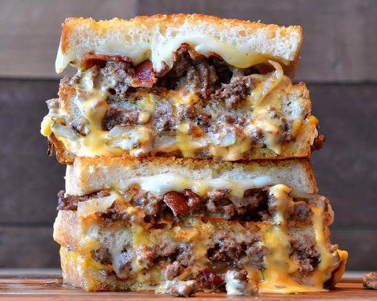 Order Double Bacon Burger Grilled Cheese food online from Kings Family store, Monroeville on bringmethat.com